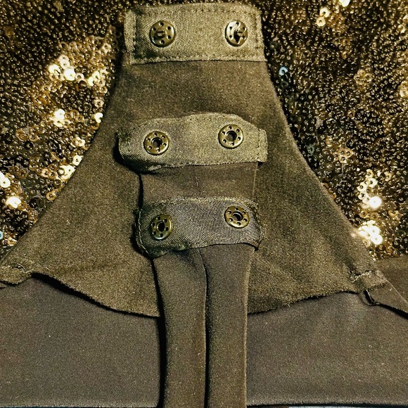 Commando Black Sequin Thong Bodysuit - Picture 4 of 6